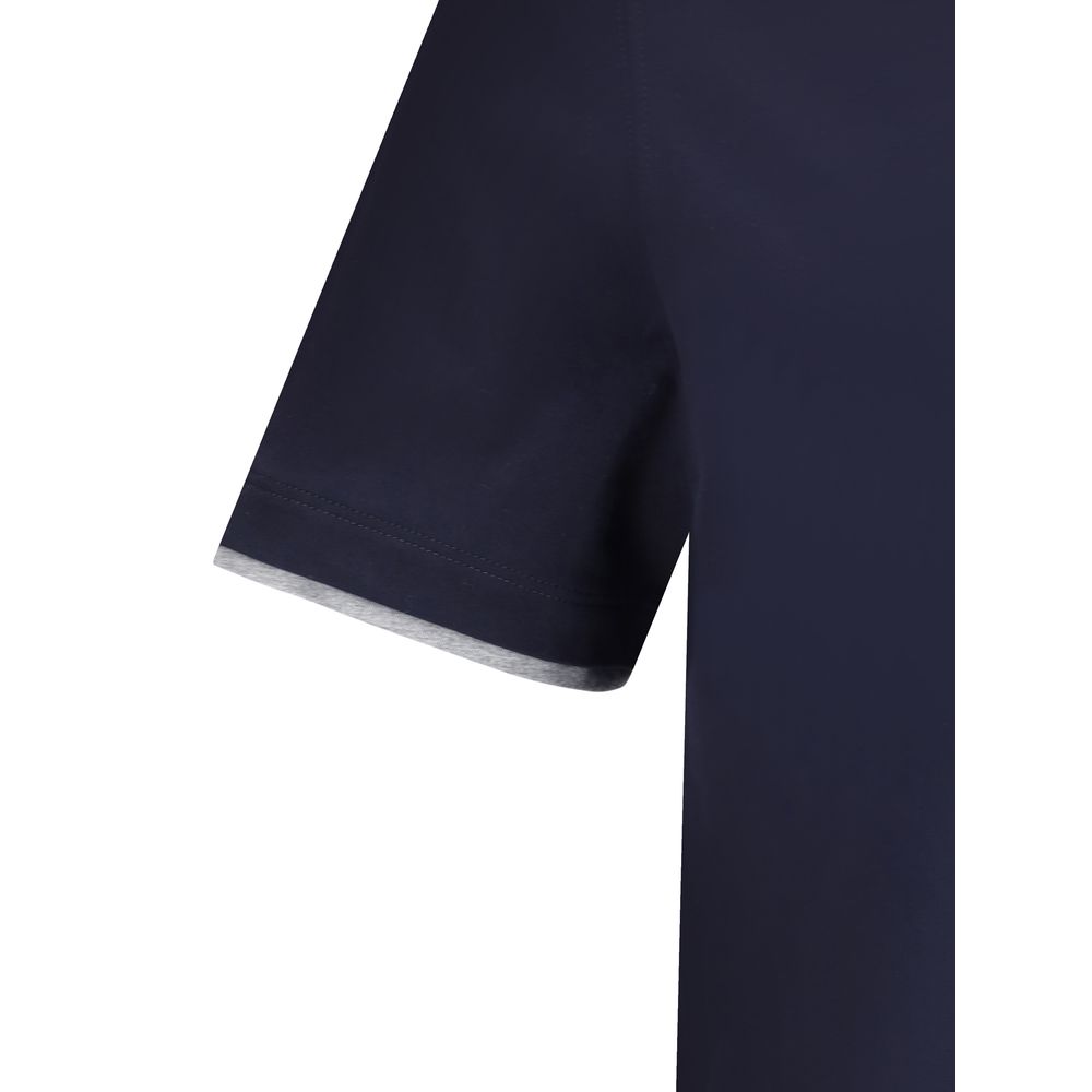 Blue Cotton T-Shirt