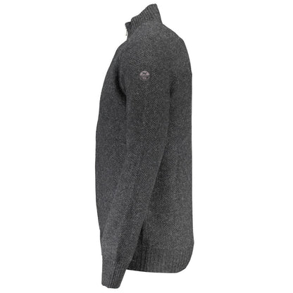 Grigio Wool Men Cardigan