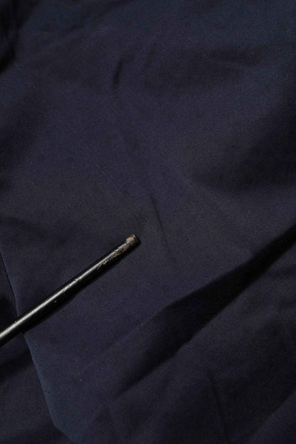 Navy Blue Skinny Chino Mid Waist Men Pants