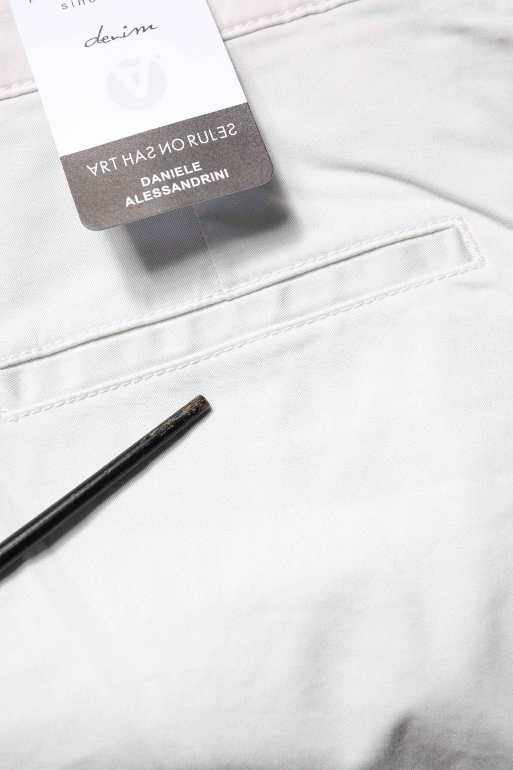 White Cotton Mid Waist Skinny Men Denim Jeans