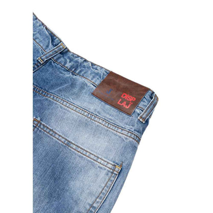 Blue Cotton Relaxed Fit Jeans