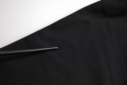 Black Cotton Logo Hooded Pullover Sweatshirt Sweater