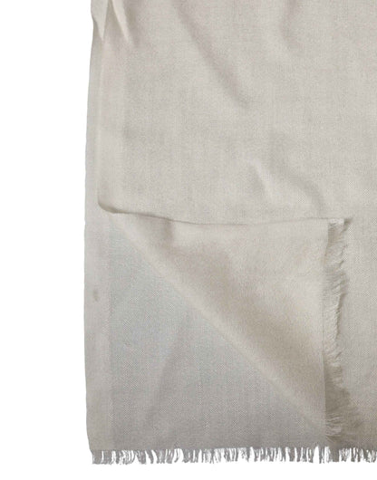 White Cashmere Knit Neck Wrap Shawl Scarf