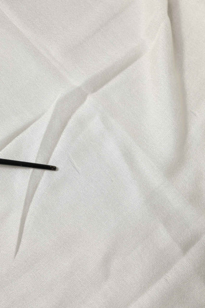 White Cashmere Knit Neck Wrap Shawl Scarf