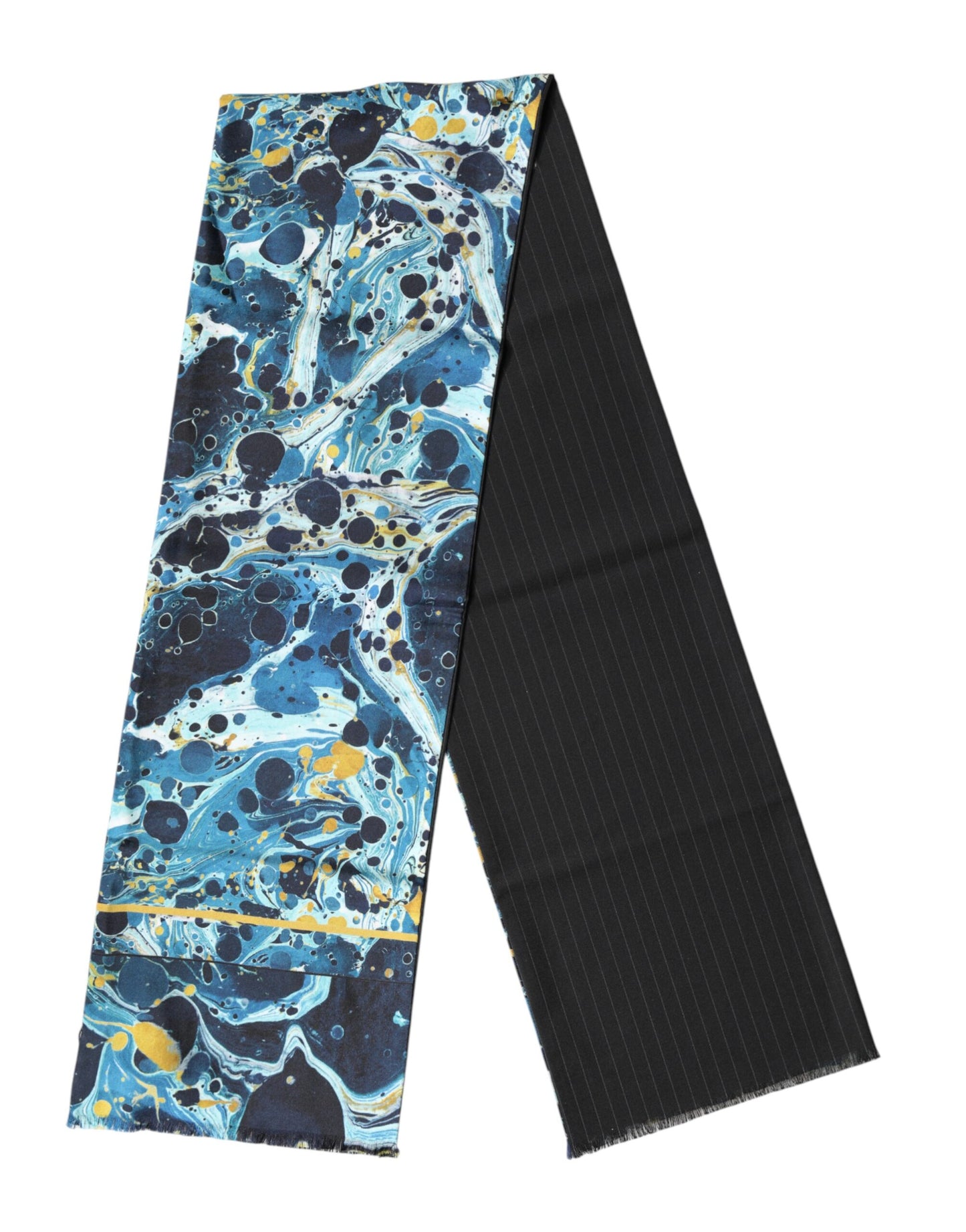 Multicolor Marble Neck Wrap Foulard Scarf