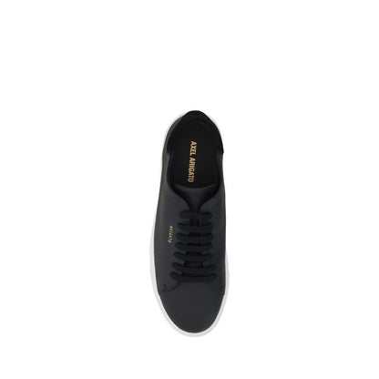 Black Calf Leather Bos Taurus Low Top Sneakers