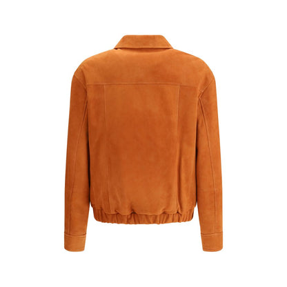Multicolor Calf Leather Bos Taurus Leather Jacket