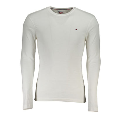 White Cotton Men T-Shirt
