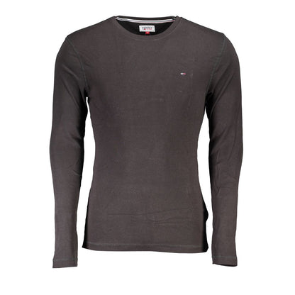 Black Cotton Men's T-Shirt