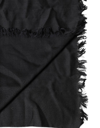 Black Lace Stole Neck Wrap Shawl Scarf