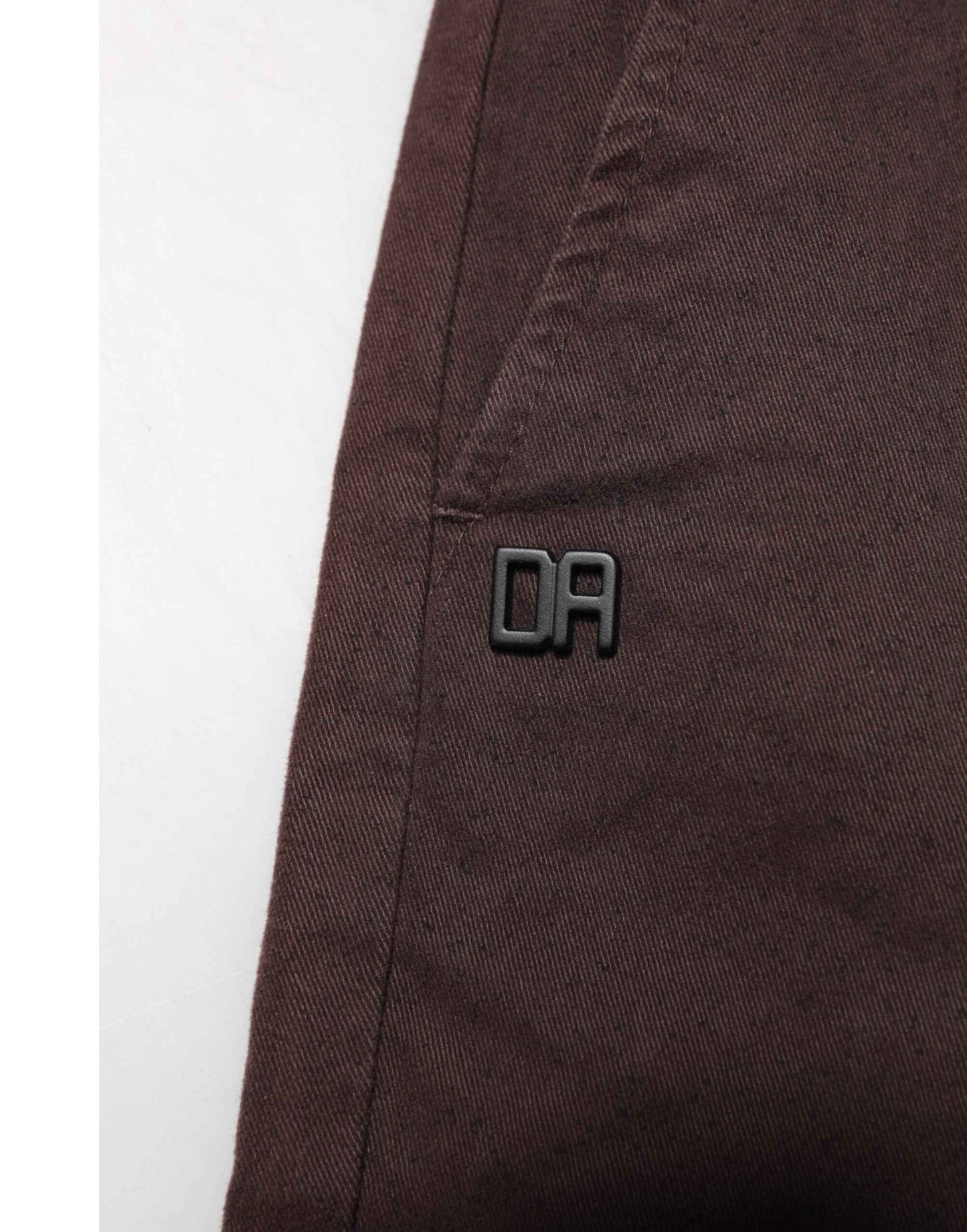 Brown Cotton Mid Waist Skinny Men Denim  Jeans