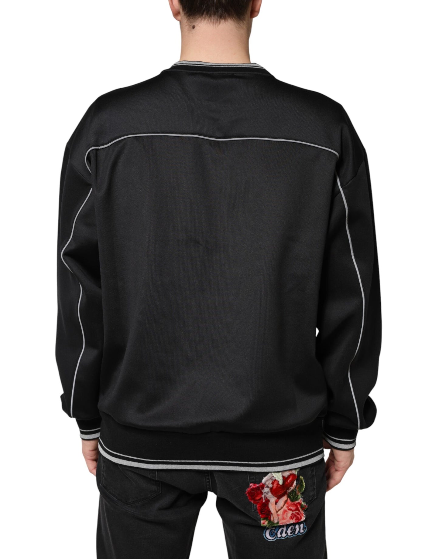 Black DG Logo Crew Neck Sweatshirt Sweater