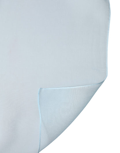 Light Blue Stole Silk Neck Wrap Shawl Scarf