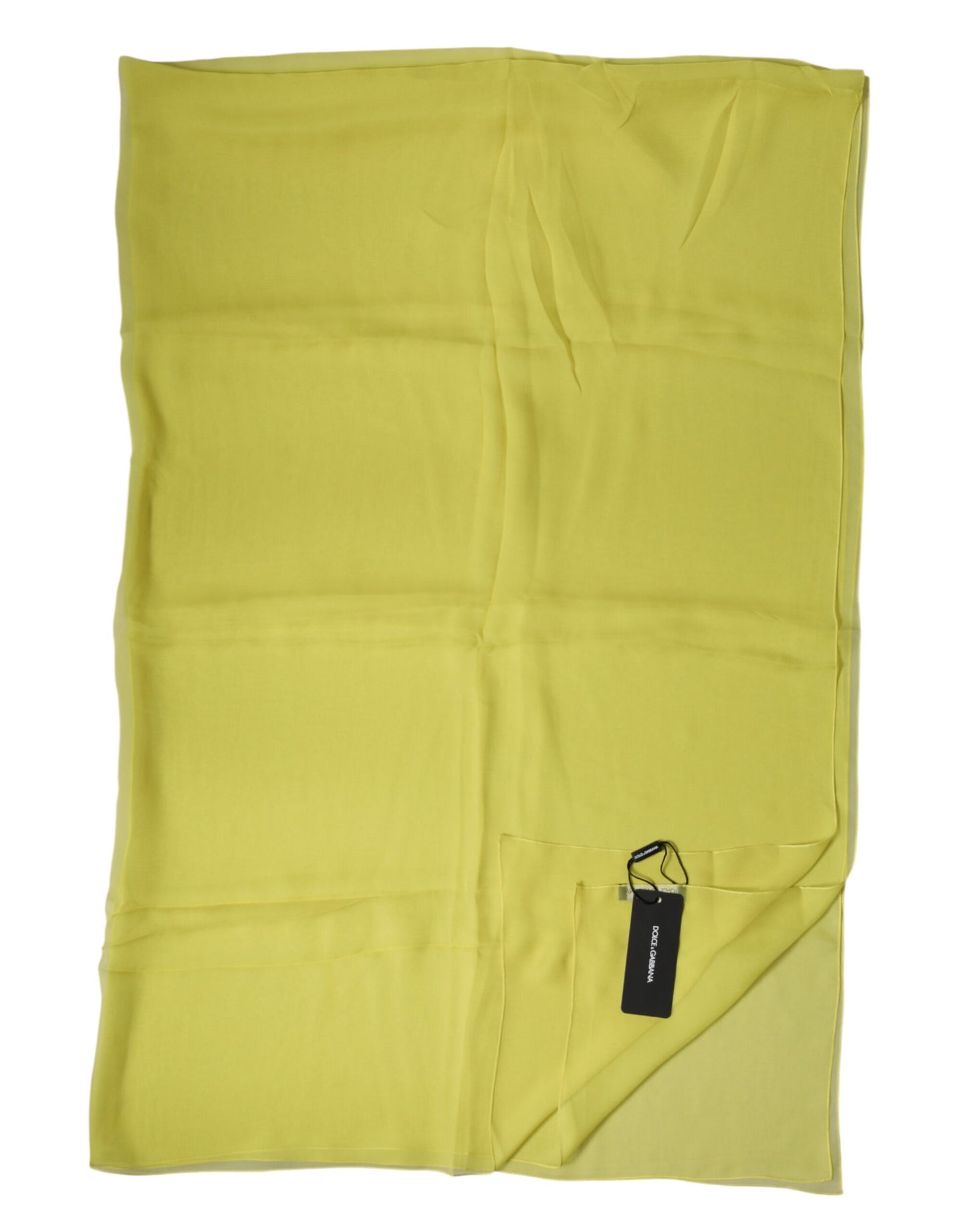 Yellow Stole Silk Neck Wrap Shawl Men  Scarf