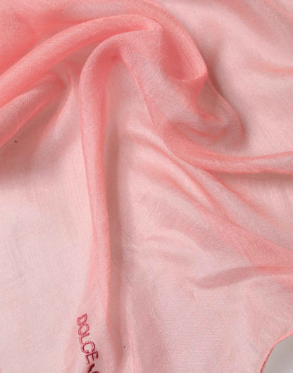 Light Pink Stole Neck Wrap Shawl  Scarf