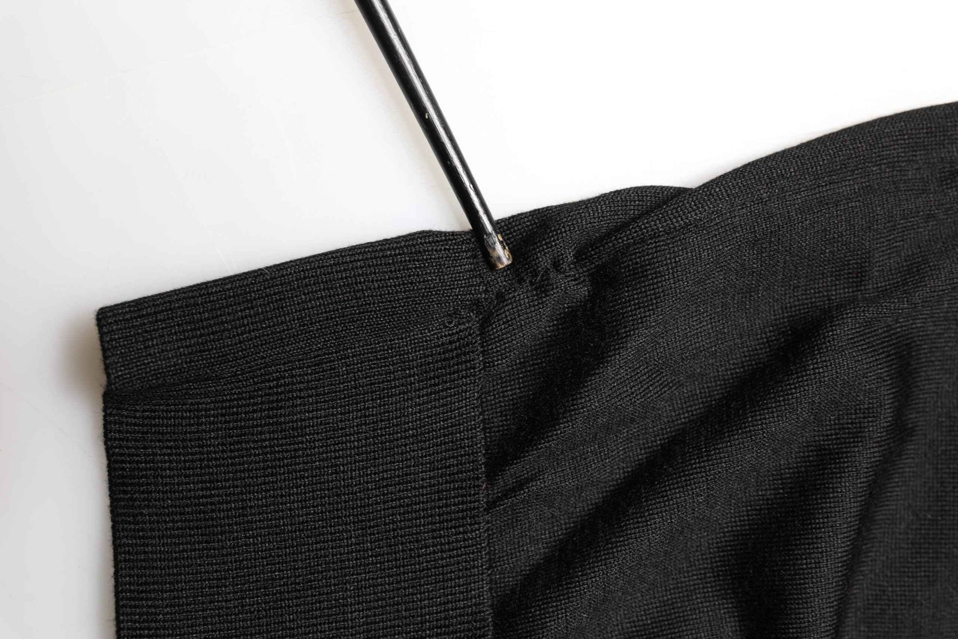 Black Silk Collared Short Sleeve Polo  T-shirt