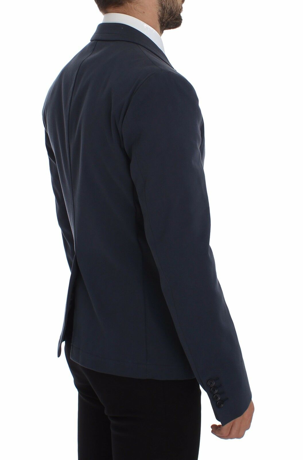 Blue Cotton Stretch Casual Blazer Dolce & Gabbana
